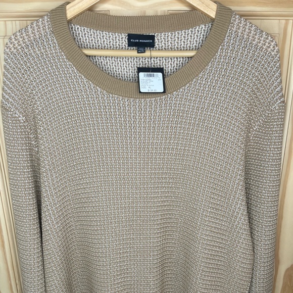 Club Monaco Sweater XL - Tan - Picture 3 of 6